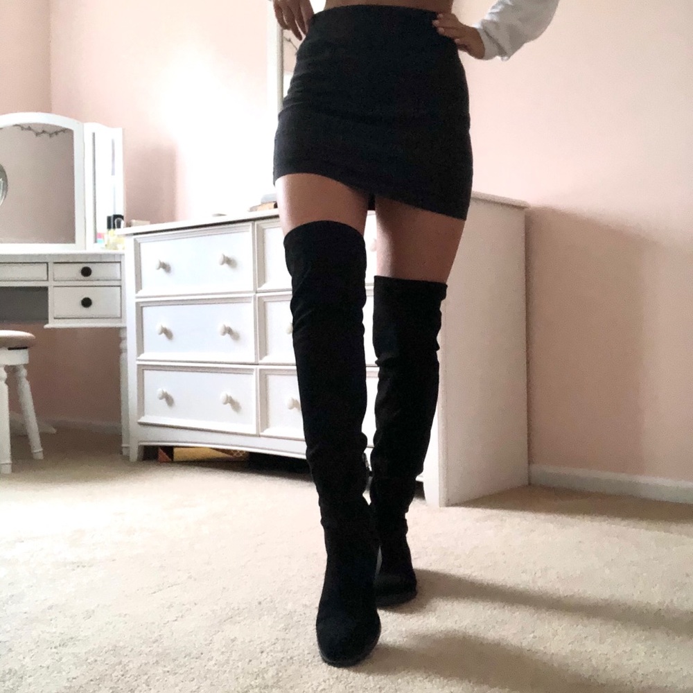 Knee High Suede Boots Sam Edelman